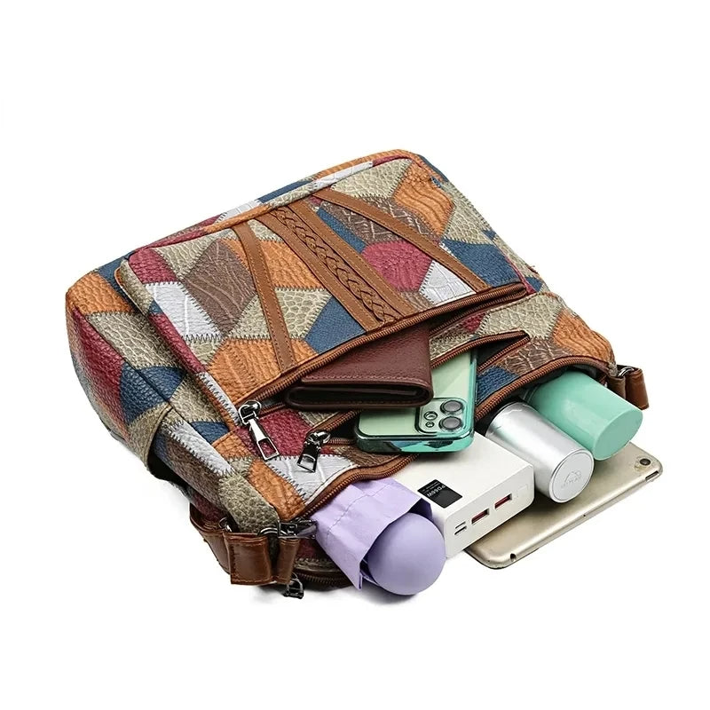 Lorinda – Patchwork Schultertasche